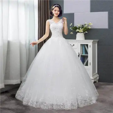 Wedding gown for sale in lazada sale