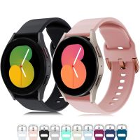 {TATLLr}สาย22มม./20มม. สำหรับ Samsung Galaxy Watch 5/5 Pro 4/4คลาสสิก/46มม./42มม./3เกียร์ S3 45มม. สร้อยข้อมือซิลิโคนที่ใช้งาน2 44มม. 40มม. วง