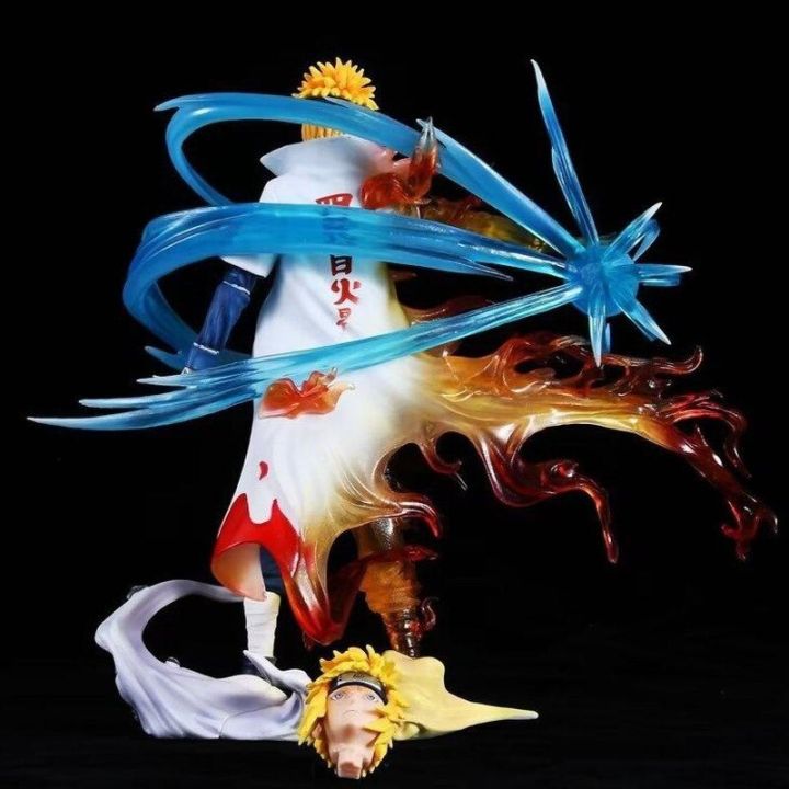 โมเดล-namikaze-minato-pvc-อะนิเมะตุ๊กตาขยับแขนขาได้ของเล่นน่ารัก26ซม-รูปจุดสองสีสะท้อนแสงก่อนหน้าราชวงศ์สี่รุ่น