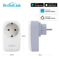 Ổ cắm thông minh Broadlink SP4L EU 16A tải 3500W điều khiển qua Wifi 4G thumbnail