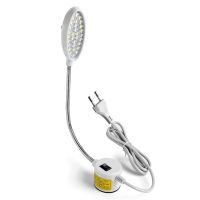 Dimmable 2230 LED จักรเย็บผ้าแสงมัลติฟังก์ชั่ที่มีความยืดหยุ่นคอห่านแขนโคมไฟทำงานฐานแม่เหล็กแสงอุตสาหกรรม