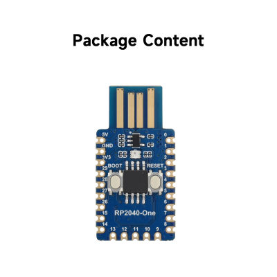 Waveshare RP2040-One, 4MB Flash MCU Board ขึ้นอยู่กับ RP2040 Raspberry Pi เหมาะสำหรับการใช้งาน SMD