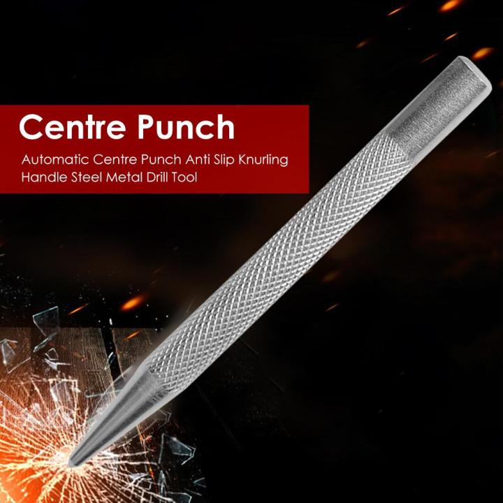 ศูนย์อัตโนมัติ-punch-กันลื่น-knurling-จับเหล็กโลหะเครื่องมือเจาะ