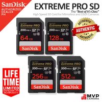 [รุ่นใหม่200/วินาที] SANDISK Extreme Pro SD พยุง U3 C10 UHS-I 128GB 256GB 512GB MVP สำลัก