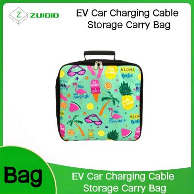 Storage Carry Bag Vehicle Charger Plugs Sockets Waterproof Fire Retardant Equipment Container EV Car Charging Cable For Electric