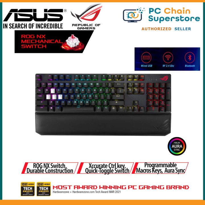 ASUS ROG Strix Scope NX RGB Wireless Deluxe gaming mechanical