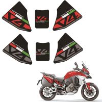 Motorcycle Knee Tank Traction Pads Fuel Tank Grips Side Stickers Protectors Decal For DUCATI Multistrada V4 2021-2022