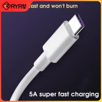 RYRA 5A Fast Charging USB C Cable TYPE-c Data Line Type-C Charger Micro USB Cables Mobile Phone Cables 0.25/1/1.5/2m Accessories Wall Chargers