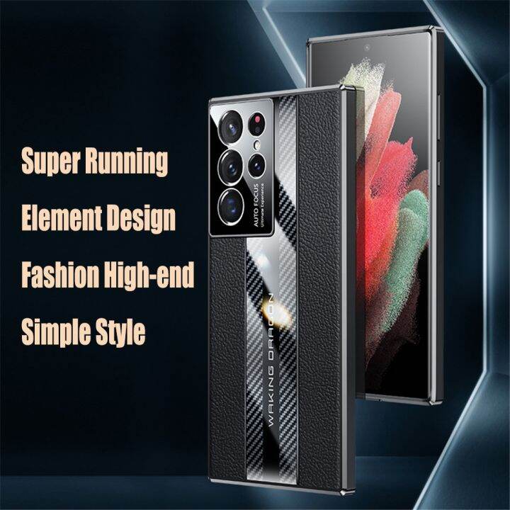 new-style-phone-case-ปกหนังบางเฉียบหรูหราสำหรับ-samsung-galaxy-s23-s22-s21พิเศษบวก5g-โทรศัพท์-coque-funda-กันกระแทกป้องกันกล้อง