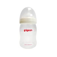 Pigeon พีเจ้น ขวดนม PPWN ขนาด 160 มล ทรงคอกว้าง พร้อมจุกนมเสมือนนมมารดา ซอฟท์ทัช รุ่นพลัส size SS