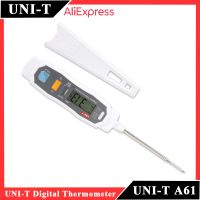 UNI-T A61 Digital Thermometer Sleeve -40-482℉ Temperature Gauge Probe Meter for Kitchen Food Meat Water Oil Oven BBQ Safe Tools