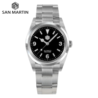 San Martin Watch Automactic Mechanical Waterproof Watches For Men Luxury 36Mm Explore Sport Luminous Sapphire Saat SN0021B-1hot