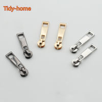 10Pcs High Grade Thicken No.5 Metal Zipper Sliders Zipper Pullers Zipper Head Repair Kit For Leather Bag Garment Door Hardware Locks Fabric Material