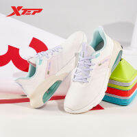 Xtep[Air Mega] รองเท้าวิ่งผู้หญิงครึ่งปาล์มเบาะตาข่ายระบายอากาศลื่นกีฬารองเท้าผ้าใบ879318110006