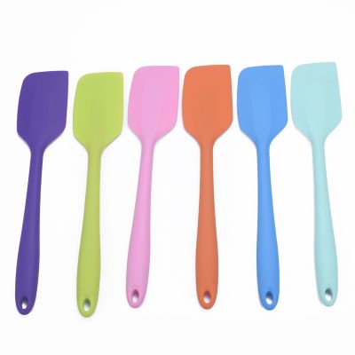 Silicone Spatula Pastry Cake Scraper Butter Spreader Kitchen Cooking Baking Accessories Heat Resistant Utensils Tools Food Grade