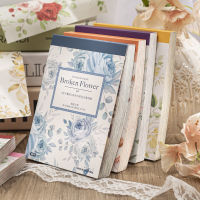 RHS Online 100PCS ดอกไม้พัง Series Floral Basic วัสดุกระดาษอัลบั้มดีไอไว Journaling Planner ไดอารี่สมุดภาพงานฝีมือ