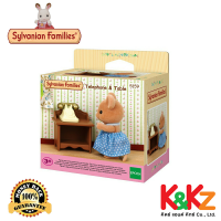 Sylvanian Families Telephone &amp; Table / ซิลวาเนียน แฟมิลี่ โทรศัพท์และโต๊ะ (EBS)