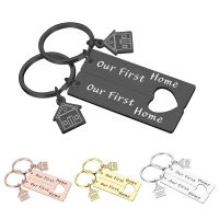 Family Keychain Our First Home Couples Key Chain For Husband Wife Anniversary Valentine Day Gift Boyfriend Girlfriend Love Gift
