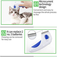 Electric Pet Flea Lice Cleaner Comb Grooming Removal Tools For Cat Dog Cleaning Brush Anti Flea Pet Supplies