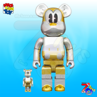 (ของแท้) Bearbrick Future Mickey 2021 400%+100% แบร์บริค Medicom Toy ของใหม่ มือ 1
