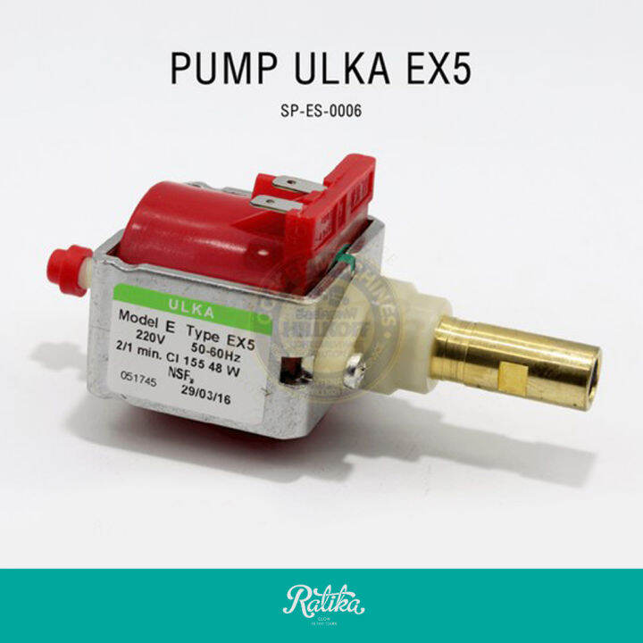 ratika-อะไหล่เครื่องชงกาแฟ-vibration-pump-ulka-pump-ex5-ulka-pump-ep5-ปั๊มน้ำเครื่องชงกาแฟขนาดเล็ก-ใช้ได้หลายรุ่น