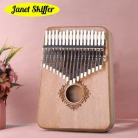 【YF】 Mbira Mahogany Kalimba Thumb 17 Tones Keyboards Instrumento Pronunciation for Kids Shipping