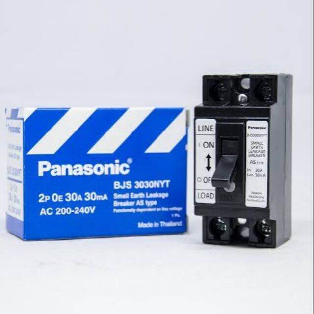 panasonic-เบรกเกอร์กันดูด-30a-2p-bjs3030nyt-พานาโซนิค