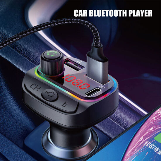 Bộ phát cho xe hơi tương thích bluetooth tối đa 32g đầu vào ngoài 3.1a sạc - ảnh sản phẩm 1
