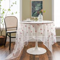 American tablecloth floral jacquard Table Cloth For 14,8,6 Seaters European Style Coffee Table Cloth Cover Modern Tablecloth Study Square Cotton Fabric 10 Seater Tablecloth Decorative 12 Seater Oval Lace Cloth For Dining Table Round 8 Seater Rectangle