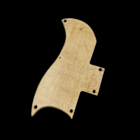 3ชั้น5หลุมไม้เนื้อแข็ง Pickguard สำหรับ SG 61กีตาร์ไฟฟ้าในไม้เมเปิ้ล