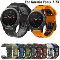 [ladies jewelry]22 26มม. สายนาฬิกาซิลิโคนสำหรับ Garmin Fenix 7X 7 6X 6 Pro Fenix 5X 5 Plus Forerunner 945สายรัดข้อมือ Quick Release สร้อยข้อมือ