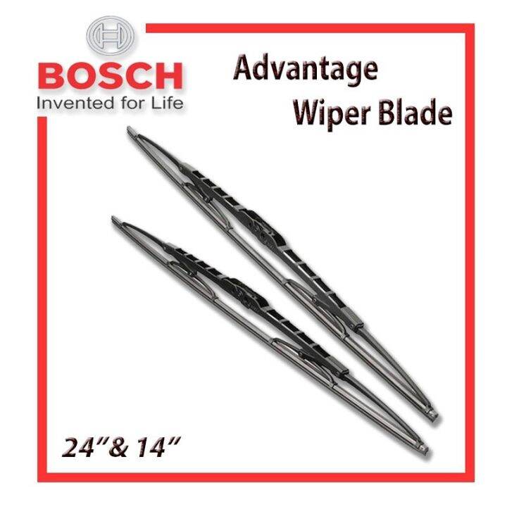 Bosch Advantage Wiper Blade Set For Toyota Vios 2007Present (24/14