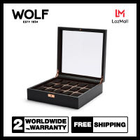 กล่องหมุน กล่องนาฬิกา WOLF1834 รุ่น AXIS 15 PIECE WATCH BOX (Copper)