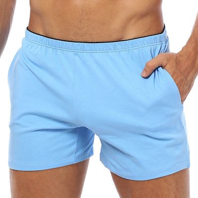 กางเกงชั้นในผ้าฝ้าย กางเกงบ๊อกเซอร์ 4 สี สำหรับผู้ชาย