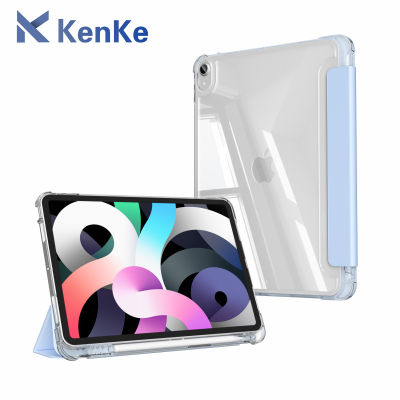 KENKE เคส iPad ป้องกันการดัด สำหรับ พร้อมที่ใส่ปากกา for iPad 2020 Air 4 Air 5 2022 M2 Pro 11 iPad mini 5 gen 7 8 9 2019 gen 5th 6th 2021 Pro 11 Pro 12.9 2020 เคชไอแพด Case รองรับก เคสไอ