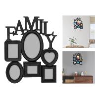 Loviver Ornate Family 6กรอบรูปติดผนังภาพเซลฟี่แกลเลอรี่กรอบรูปโปสเตอร์นูนโฟโต้เฟรมสำหรับงานเลี้ยงเสา