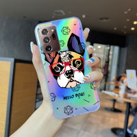 เคสโทรศัพท์มือถือเคสสำหรับ Samsung กาแล็คซี่ Note20 Note20เคสลายการ์ตูนสัตว์อัลตร้าเคสปลอกบัตรเลเซอร์ในตัวสีสันสดใส