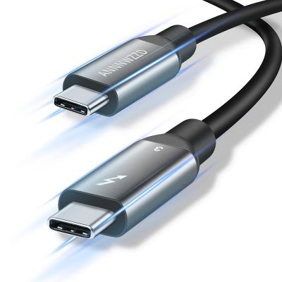 Thunderbolt 3 Cable 100W 5A20V USB 3.1 Thunderbolt 3 Fast PD Cable for Macbook Pro 40Gbps 5K60Hz USB Type C Charger Data Cable