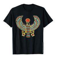 Horus โบราณอียิปต์ Falcon Hieroglyph โบราณคดีเสื้อยืดผู้ชายสไตล์คลาสสิก Top Tees Cotton T เสื้อ Leisure