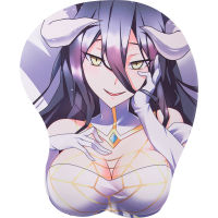 MGF 3D Silicone Breast Mouse Pad Anime Character Girls Cosplay Albedo Wrist Rest Mouse Mat Mousepad Gift