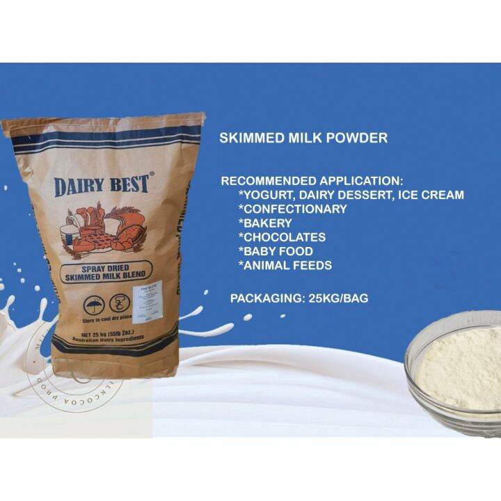 SKIMMED MILK POWDER (DAIRY BEST) 25KGS Lazada PH