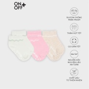 Set 3 đôi tất cotton trẻ em 6-24 tháng tuổi ONOFF