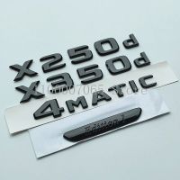 2017 Glossy Black Letters X250d X350d 4Matic Etition 1 Emblem for Mercedes Benz X Car Fender Badge Trunk Nameplate Logo Sticker