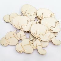 【YF】❍✣❏  10pcs Shapes Embellishments Baby Kids Room Decoration Wedding Crafts Cut Blanks Slices