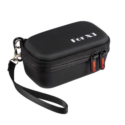ถุงเก็บสำหรับ Insta360หนึ่ง X3 Pu กระเป๋ากระเป๋าถือแบบพกพาที่มีสายคล้องมือเชือกเส้นเล็กกันน้ำฮาร์ดกระเป๋าอุปกรณ์เสริมสำหรับกล้อง