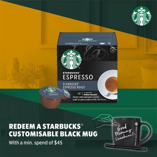 STARBUCKS Espresso Roast by NESCAFE Dolce Gusto coffee capsules 12s