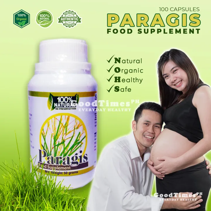 Paragis Herbal Capsule Original 100s Pregnancy Organic Food Supplement
