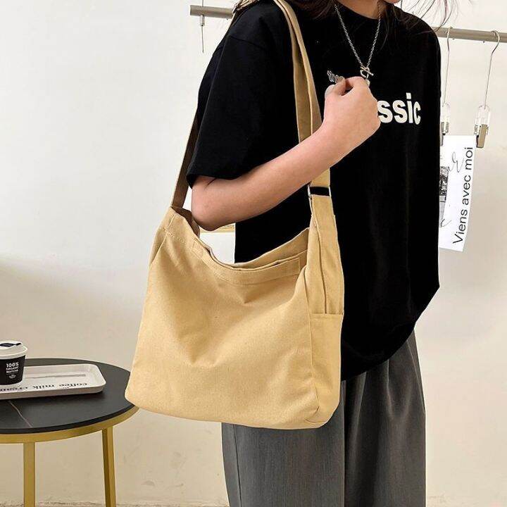 cod-dsfgerererer-korean-ins-crossbody-bag-women-shoulder-bag-simple-canvas-tote-bag-large-capacity-solid-color-canvas-hand-bag-shoulder-bag-cross-bag-handle-bag