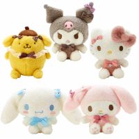 Sanrioed Cinnamoroll Kuromi Hangyodon Pochacco My Melody Anime Cartoon Stuffed Plushie Doll Kawaii Cute Soft Plush Toys Gift