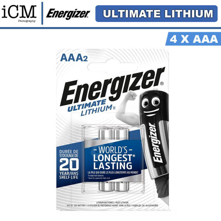 Energizer Ultimate Lithium AAA 4s Batteries Lazada Singapore